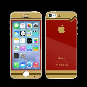 レトロゲーム風iPhone保護フィルム販売開始 - ドット絵のりんごがキュート