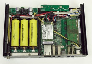 オリオスペック、バッテリ内蔵でUPS機能を搭載したファンレス仕様の小型PC