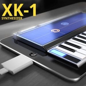 シンプルなUIのiPhone/iPad用無料シンセサイザーアプリ「XK-1」登場