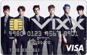 三井住友カードなど、韓国のアイドルグループ「VIXX」のクレジットカード発行