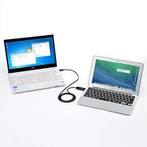 サンワサプライ、MacとWindowsもつながる高速USB 3.0データリンクケーブル
