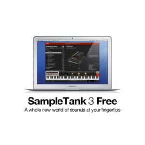 最新のサウンド22種類を製品版同様に使える無料音源「SampleTank 3 FREE」