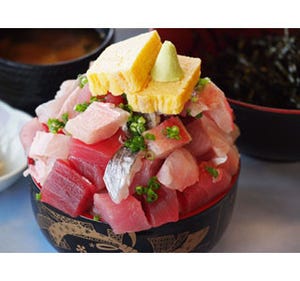 千葉県安房郡で新鮮な魚介類を好きなだけ盛れる丼が777円で食べられる!
