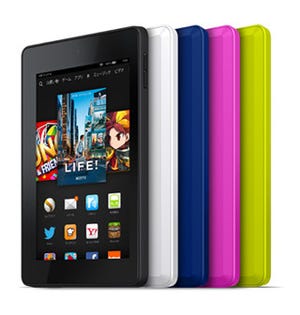 「Kindle Fire HD」ニューモデル登場、5色カラバリで6型/7型の2製品