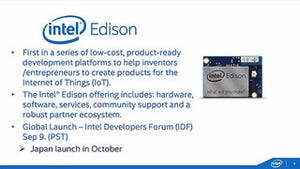 Intel、超小型コンピュータ"Edison"の開発ボードを25日より日本国内で販売