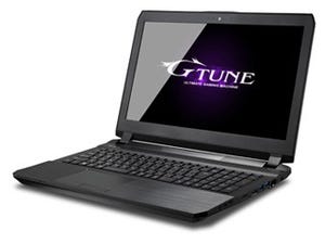 G-Tune、4KのIGZO液晶搭載モデルなど15.6型ゲーミングノートPC2シリーズ