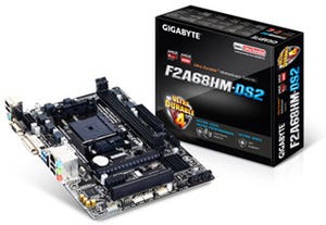GIGABYTE、AMD A68H搭載のマイクロATXマザーボード「GA-F2A68HM-DS2」