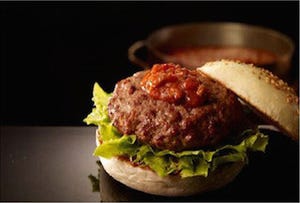 ロッテリア、「神戸牛ハンバーグステーキバーガー」を数量限定発売