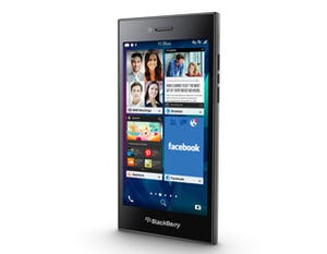 BlackBerry、フルタッチスクリーンの5"スマホ「BlackBerry Leap」発表
