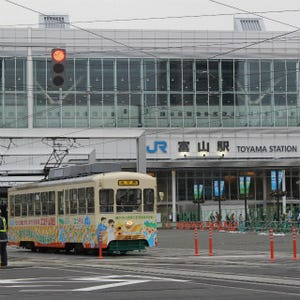 北陸新幹線開業、富山駅が新駅舎に! 富山地方鉄道市内電車の新停留場も開業