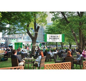 東京都・東京ミッドタウンにハイボールカフェ登場 - 新緑と5大ウイスキーを