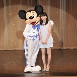 志田未来、東京ディズニーランドで大好きなミッキーと共演「感激です!」
