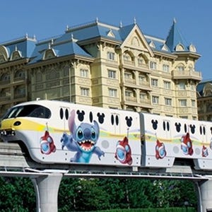 東京ディズニーリゾート、スティッチのラッピングモノレール運行決定!