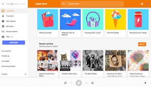 Google Play Music、"おすすめ"に優れたラジオサービスの無料提供開始