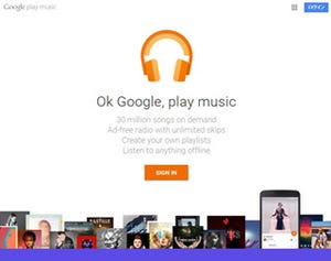 米Google、音楽サービス「Google Play Music」の広告付き無料版を開始