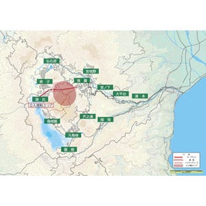 神奈川県・箱根の大涌谷で規制範囲拡大--県道通行止めし別荘地にも避難指示