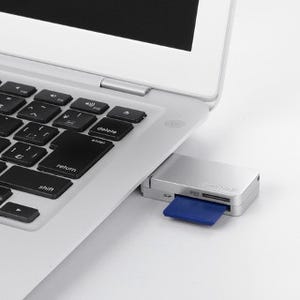 バッファロー、USB 3.0対応のSDカードリーダー - 直結より12倍速い