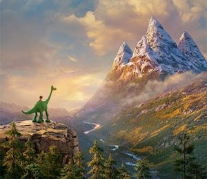 恐竜と人間の共存描くピクサー最新作『アーロと少年』2016年3月公開決定!