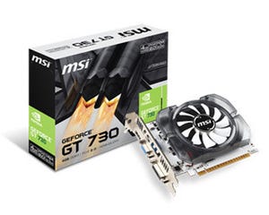 MSI、GeForce GT 730搭載のエントリー向けグラフィックスカード