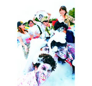 千葉県千葉市で仮装ランイベント"ハロウィンダッシュ"--バブルやスモークも