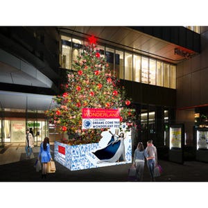 東京都・渋谷ヒカリエに"DREAMS COME TRUE"コラボのクリスマスツリー登場!