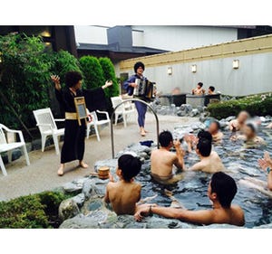 東京都足立区の銭湯8カ所で"浴室ライブ"開催! 入浴しながら「乾杯」合唱