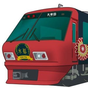 西日本鉄道「水都」柳川観光列車10/4デビュー - 出発式開催、記念乗車券も
