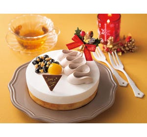 白みそや醤油、栗など"和"の素材を使ったクリスマス向けのチーズケーキ登場