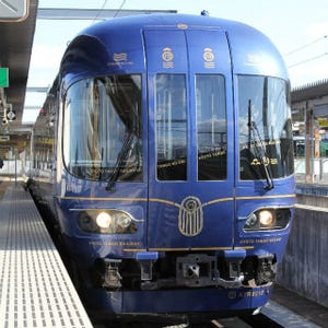 京都丹後鉄道「丹後の海」公開、KTR8000形が"水戸岡デザイン"に! 写真66枚