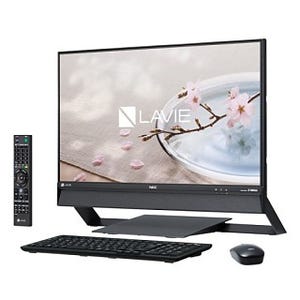 NEC、全モデル大画面&狭額縁になった一体型「LAVIE Desk All-in-one」