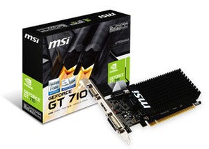 MSI、ショート基板採用モデルなどGeForce GT 710搭載カード3製品