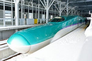北海道新幹線H5系、試乗会で速さを実感 - 新函館北斗～木古内間わずか13分