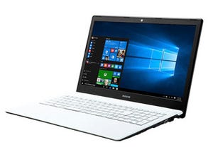 マウス、税込39,800円のCeleron N3150+120GB SSD搭載15.6型ノートPC