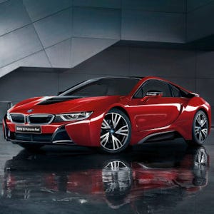 BMW「i8」創立100周年の特別限定車の第7弾を発売 - 真っ赤なボディが印象的