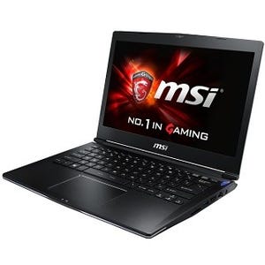 MSI、GeForce GTX 950Mを搭載する13.3型の薄型ゲーミングノートPC