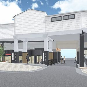 JR西日本、大阪環状線桃谷駅に「ビエラ桃谷」 - 新改札口も、8/31オープン