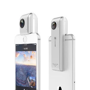 サンコー、iPhoneに直接装着できる360度カメラ「Insta360 Nano」