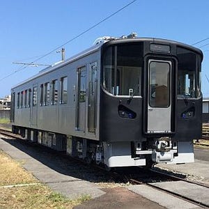 一畑電車7000系の写真公開 - 86年ぶり新型車両、ラッピングデザイン募集も