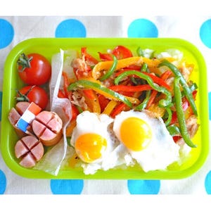 無限ピーマンをガパオライスにしちゃえ! さらにご飯が止まらないのっけ弁当