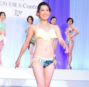 第7回国民的美魔女コンテスト、シングルマザーの田中恵さんがグランプリ