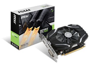 MSI、OC版GeForce GTX 1050搭載で税別13,980円のグラフィックスカード