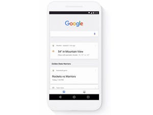 「Google」アプリ、Nowカードをニュース用と個人情報用 2つのタブで整理