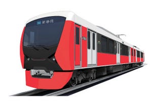 静岡鉄道A3000形、新型車両第2号目は赤 - いちごがモチーフ、来春デビュー