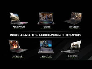 NVIDIA、GeForce GTX 1050 Ti/GTX 1050をノートPC向けに提供