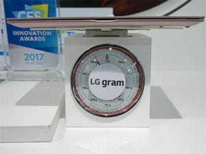 CES 2017 - LGの薄型軽量ノート「gram」がKaby Lake搭載とタッチ対応でパワーアップ