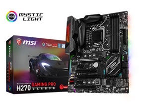 MSI、ヒートシンクにカーボン素材を採用したIntel H270マザーボード