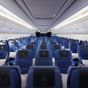 ルフトハンザ、エアバスA350-900導入開始--エコノミークラスに新座席