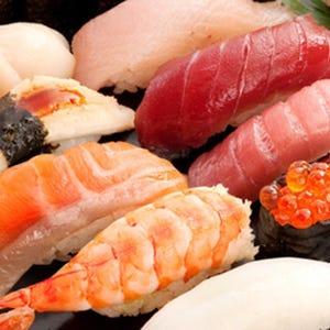 中トロもイクラも! 1,980円で握り寿司食べ放題--大庄水産が3日間限定で開催