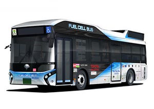 「トヨタFCバス」3月から都バスで運行開始へ - 燃料電池バスを東京都に納車
