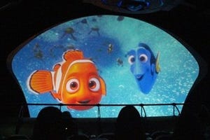 TDS『ニモ』新アトラクションお披露目! "魚"気分で海の世界を冒険